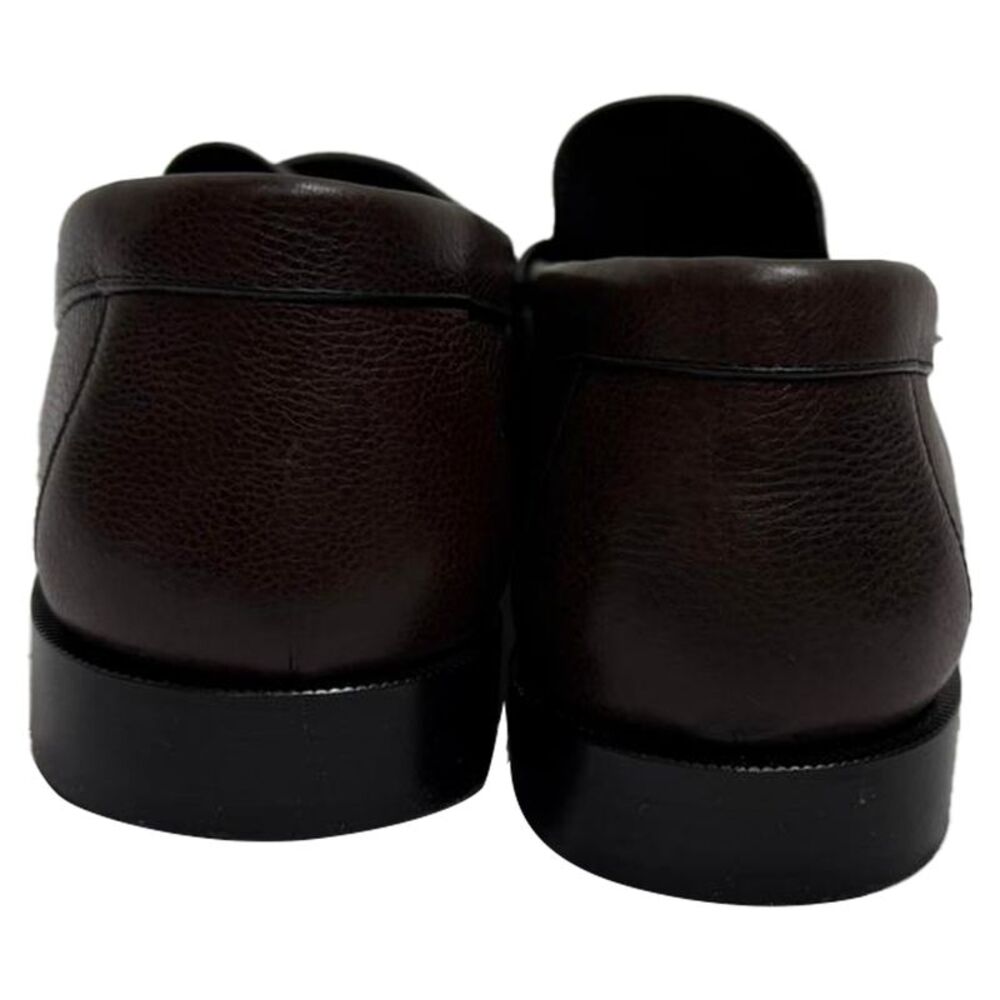 Saint Laurent Le Loafer Penny Loafers in Brown Leather - Picture 2 of 12